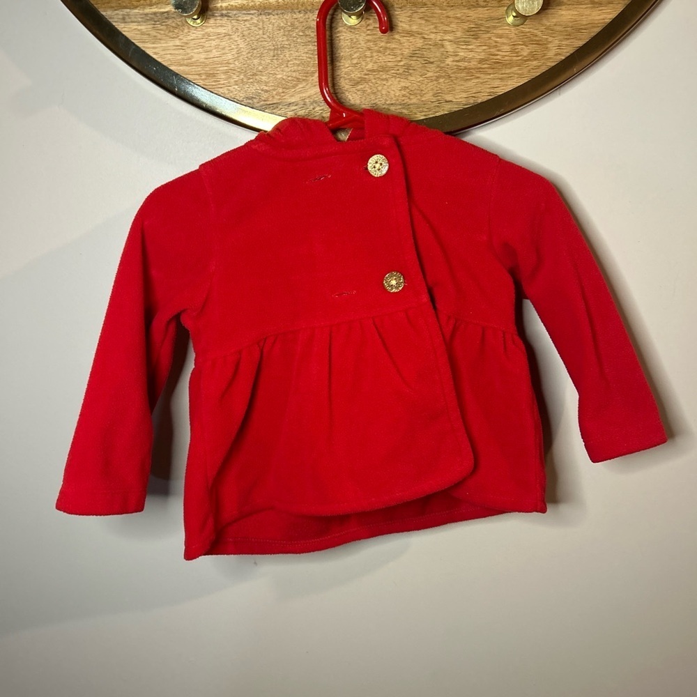 5 for $30 Carter's Vibrant Red Kids Cape Jacketâ